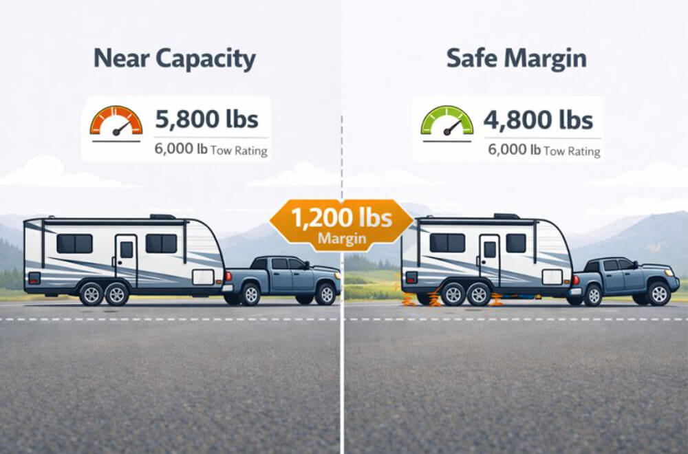 Near capacity safe margin